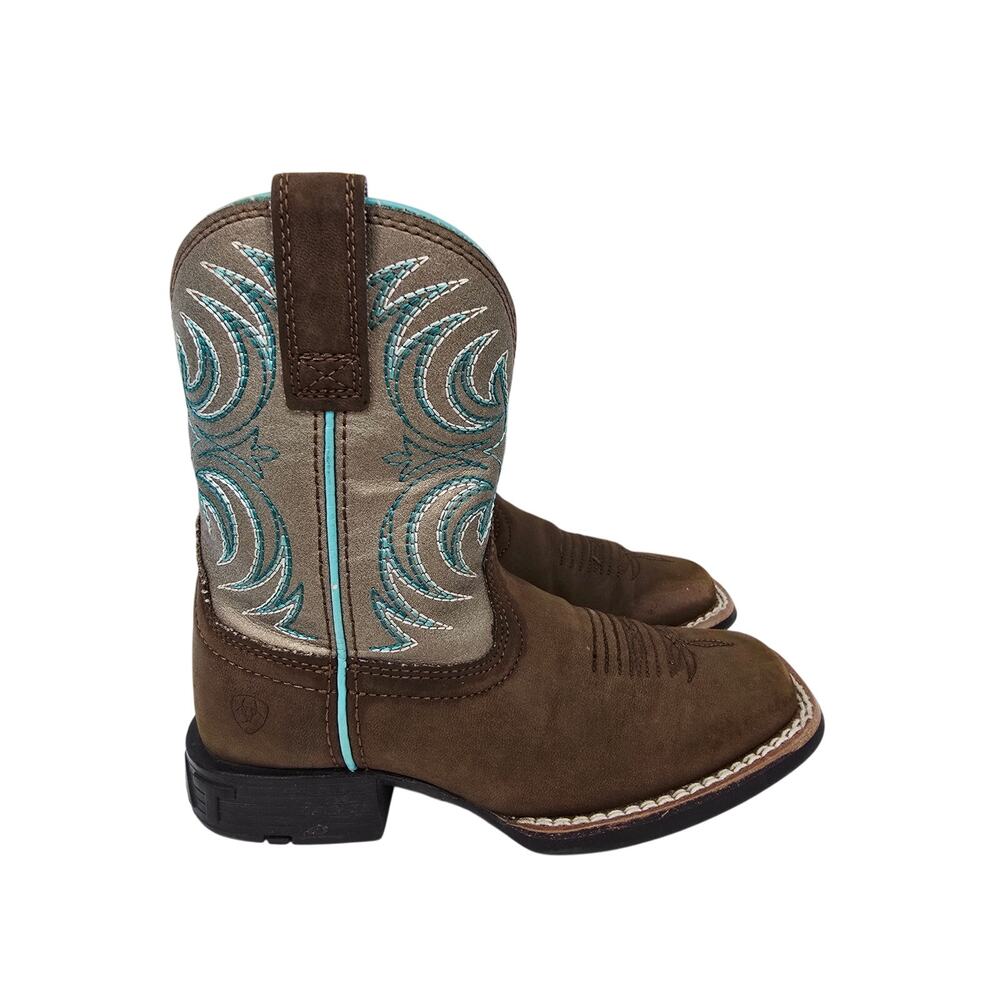 Ariat Kid's Storm Western Boots Clay & Metallic Bronze 11
